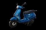 Kappenset  Blauw  Metallic  RSO Sense/Vx50 (S)/Riva (S)/Vespa-look (s)