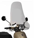 Windscherm smoke vierkante koplamp Vespa-look s / VX50S /RIVA 1 Sport / Vespelini S / Turbho type D