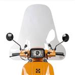 Windscherm hoog transparant  Vespa-look s / VX50S /RIVA 1 Sport / Vespelini S / Turbho type D