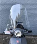 Windscherm Transparant ronde koplamp RSO Sense/Riva/VX50/Vespelini/Vespa look