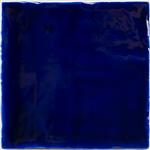 Kobalt blauwe handvorm tegels 13x13 cm-55m²