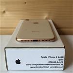 nieuwstaat Apple iPhone 8 64GB (model 2017) gold + 12 maanden garantie