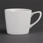 Lage koffiekop en schotel