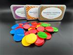 Rekenfiches tweekleurig Voordeelset! - 3 kleurencombinaties (3x 60 st.) Ø25 mm