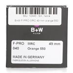 B+W F-PRO MRC 49 mm orange 550
