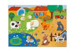 Grote tactiel puzzel - boerderij