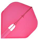 L Style Champagne Dart Flights Standard Hot Pink
