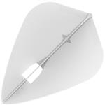 L Style Champagne Dart Flights Kite White