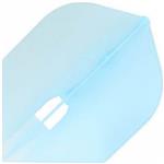 L Style Champagne Dart Flights Rocket Sky Blue