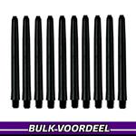 10 sets Nylon Shafts Zwart