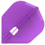 L Style Champagne Dart Flights Shape Paars