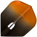 L Style Two Tone Flights L3 Black Orange