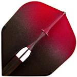 L Style Two Tone Flights L3 Black Red