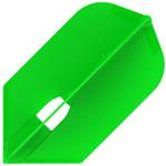 L Style Champagne Dart Flights Slim Green