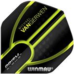Winmau Michael van Gerwen Prism Alpha Flights Zwart Groen