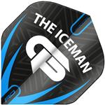 Red Dragon Gerwyn Price Logo Flights Black Grey