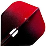 L Style Two Tone Flights L1 Black Red