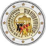 Duitsland 2 Euro 2015 Duitse Eenheid Gekleurd
