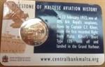 Malta 2 Euro 2015 -100 jaar Vlieggeschiedenis- Coincard