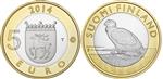 Finland 5 Euro 2014 Natuur Aland Zeearend