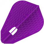 L Style Champagne Dart Flights Dimple Fantail Deep Purple