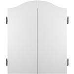 Mission Dartboard Cabinet Deluxe Plain White