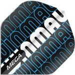 Winmau Mega Standaard Flights Logo Blauw