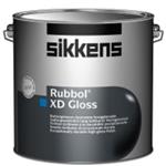 SIKKENS RUBBOL XD GLOSS - Wit en alle lichte kleuren 2,5 liter - AKZO NOBEL - gratis mengen