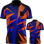Arraz Shard Dart Shirt Black/Blue-Orange