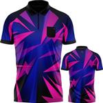 Arraz Shard Dart Shirt Black/Blue-Pink
