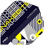 Hardcore Snakebite Stack Black & Yellow Flights