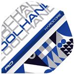 Hardcore Cool Hand Stack White & Blue Flights