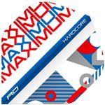 Hardcore Maximum Stack White & Blue Flights