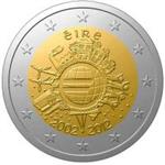 Ierland 2 Euro 2012 -10 jaar Euro-