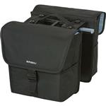 Basil fietstas dubbel Go MIK solid black 32 Liter