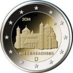 Duitsland 2 Euro 2014 Niedersachsen Michaeliskerk