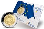 Nederland 2 Euro 2015 -30 jaar Europese vlag- Coincard
