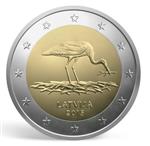 Letland 2 Euro 2015 Zwarte Ooievaar