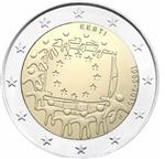 Estland 2 Euro 2015 30 Jaar Europese Vlag