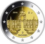 Duitsland 2 Euro 2016 Dresdner Zwinger Sachsen