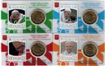 Vaticaan Coincard 2016 + Postzegel 2016 Nr. 10+11+12+13