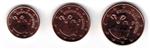 Cyprus 1 cent + 2 cent + 5 cent 2016