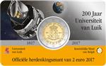 Belgie 2 Euro 2017 Coincard Luik Nederlands