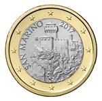 San Marino 1 Euro 2017 UNC