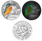 Oostenrijk 3 Euro 2017 IJsvogel