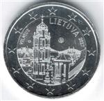 Litouwen 2 Euro 2017 Vilnius Verzilverd
