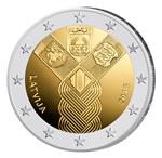 Letland 2 Euro 2018 Baltische Onafhankelijkheid
