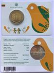Litouwen 2 Euro 2018 Coincard Muziek en Dansfeest Nummer 2