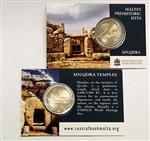 Malta 2 Euro 2018 Mnajdra Tempels Coincard