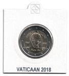 Vaticaan 2 Euro 2018 Padre Pio in Munthouder